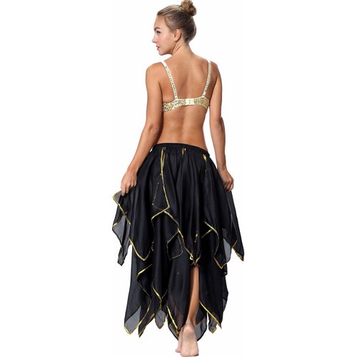 Seawhisper Belly Dancing Dance Dancer Skirt Pirate Costume Steampunk Women Gothic Renaissance Masquerade
