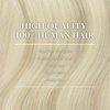 GOO GOO Clip in Hair Extensions Real Human Hair, Remy Human Hair Extensions Clip ins for Women, Natural Human Hair, 22inch 150g 9Pcs, 17A/60A Ash Blonde Highlighted Platinum Blonde
