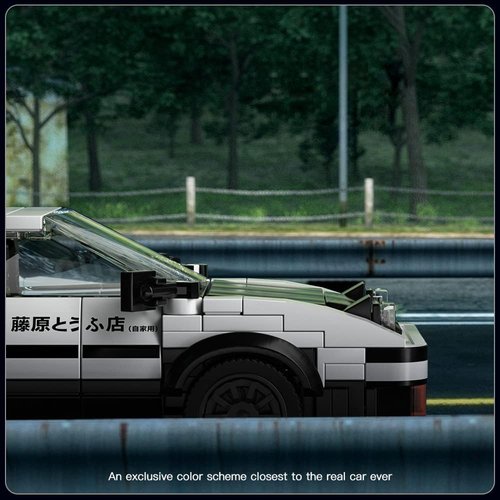 Mould King AE86 Initial D Car Models Building Sets with Display Case, 27013 Collectible Model Car Kits Race Car Building Blocks, Speed Champion Car Building Kits for Adults Kids 8+(399 PCS)