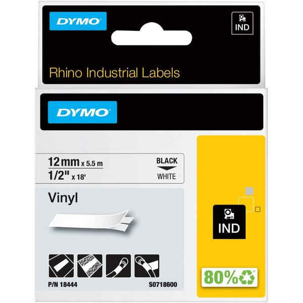 DYM18444 - Dymo Rhino Industrial Vinyl Labels