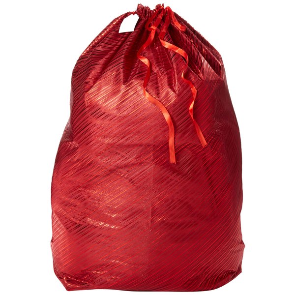 XXXL Jumbo Thick Reusable Festive Gift Bag for Oversized Presents, Festive Red 36 x 44 inches