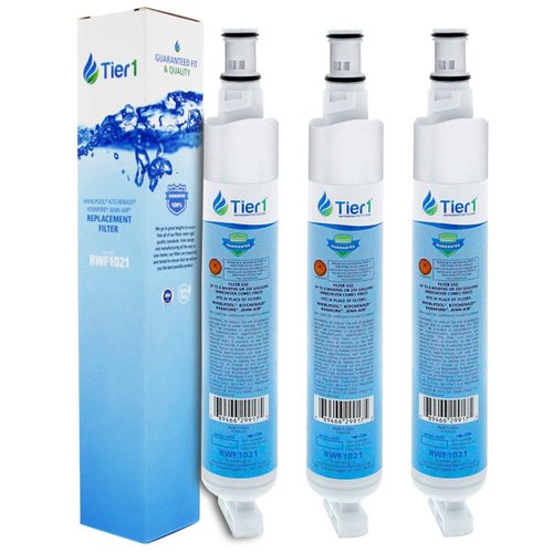 Tier1 4396701 Refrigerator Water Filter 3-pk | Replacement for Whirlpool EDR6D1, Kenmore 9915, 46-9915, NL120V, L200V, 4396701, 4396702, WF293, EFF-6001A, Fridge Filter