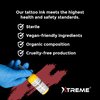 Xtreme Tattoo Ink, Versatile Medium Viscosity for Precision Tattooing, Rich Hue, Quick Healing. Water Based and, Highest Safety Standards - Ready-to-Use Tattoo Ink (Coverup White, 1 oz)