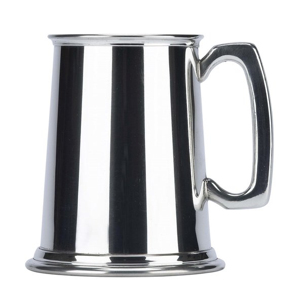 Pinnacle Peak Trading Company Friary Plain Fine English Pewter Tankard Beer Mug Made in England
