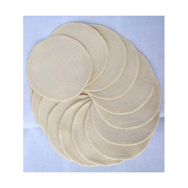 Organic Cotton Facial Rounds Your Choice of Pack Size Comes with Mesh Wash Bag