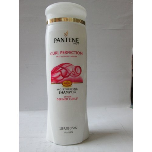 Pantene Pro-V Curly Hair Curl Perfection Moisturizing Shampoo, 12.6 oz, (Pack of 2)