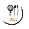 ZJERYL GULL 8PCS Compression Tester, Engine Compression Tester kit Professional Petrol Gas Engine Cylinder Pressure Gauge 0-300 PSI Automotive Tool for Motorcycle Car Truck (Plastic Black)