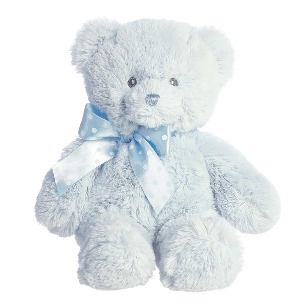 ebba™ Adorable Yummy Bear™ Baby Stuffed Animal - Soft & Cuddly Toy - Comforting Companion - Blue 12 Inches
