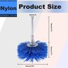 Mixiflor 7 Pack Abrasive Nylon Wheel Brush for Drill with 1/4" Shank, (80 120 180 240 320 400 600 )Grits, Nylon Abrasive Wheel Perfect for Removal of Rust/Corrosion/Paint