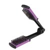 Hair Straightening Double Brush Comb, Brush Hair Straightener, Anti-Static Soft Bristles Brush Comb ABS High Temperature Resistant Hair Straightener Brush for Hairdressing