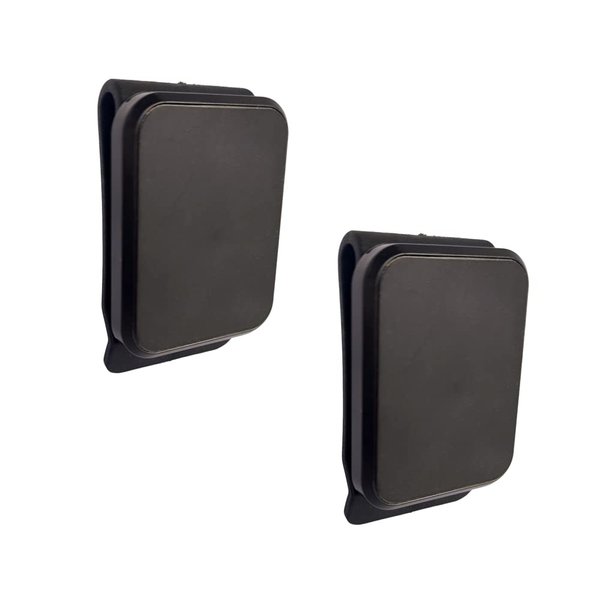 Magnetic Tool Holder Super Strong Tool Holster, Magnet Belt Clip Neodymium Magnet Leather Sleeve for Screws, Hammers, Sockets, Pliers, Drills, Wrenches Magnetic Tools and Hardware 2 Pcs