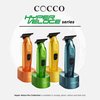 Cocco Hyper Veloce Pro Trimmer, Digital Gap Graphene Blade Edger, High-Torque Brushless BLDC Motor, Cordless, All-Metal Design, Lithium-Ion Battery, Charging Base Included, Orange