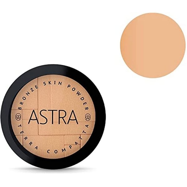 Astra Bronze Skin Powder Compact Powder Tanning Effect Color n. 14 Nocciola – 1 unit, Made in Italy