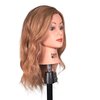 Brooke 100% Remy Human Hair Mannequin Head for Long Hair Training, Styling Practice