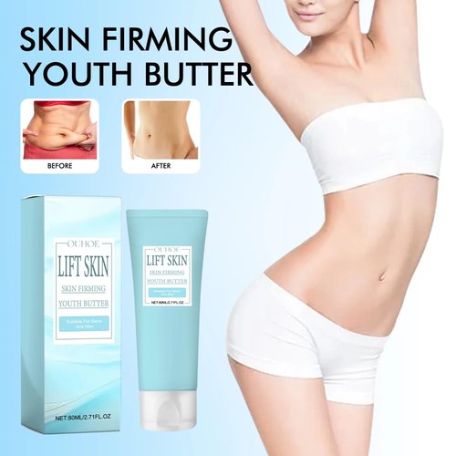 Skin Firming Youth Butter, Butter Anti Aging Moisturizer, Skin Firming and Anti Wrinkle Cream, Skin Tightening Lotion for Body Loose Skin for Neck Face Butt Arms Legs