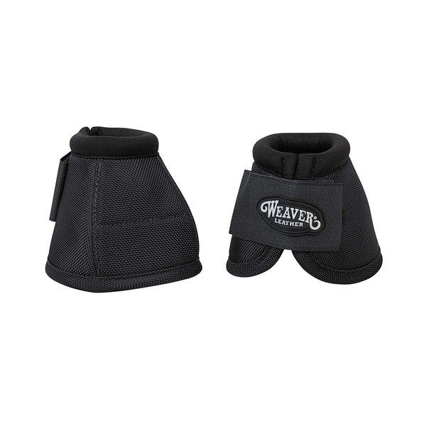 Weaver Leather Ballistic No-Turn Bell Boots , Black, Medium