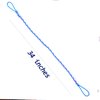 Tail Braid Holder- Hair Ties for Thin Hair, Elastic Spiral Ponytail Holders Rip Tie for Women Girls Swimming Pony Tail Wrap Hair Ties for Sports Running Motorcycle Riding 35"1Pcs Purple+Red+Blue