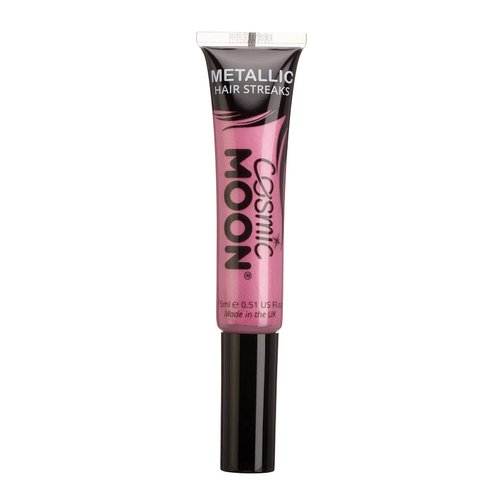Metallic Hair Color Streaks | Cosmic Moon 0.50fl oz - Pink | Temorary Wash Out Hair Dye