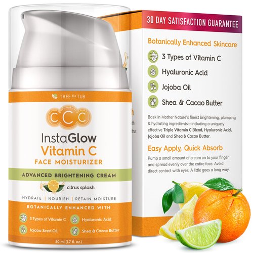 Tree To Tub Vitamin C Face Cream - Day & Night Vitamin C Cream for Face
