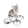 VENTION Stainless Steel Cat Bowls, Whisker Fatigue Cat Bowl, Metal Cat Dishes, Shallow Cat Food Dish