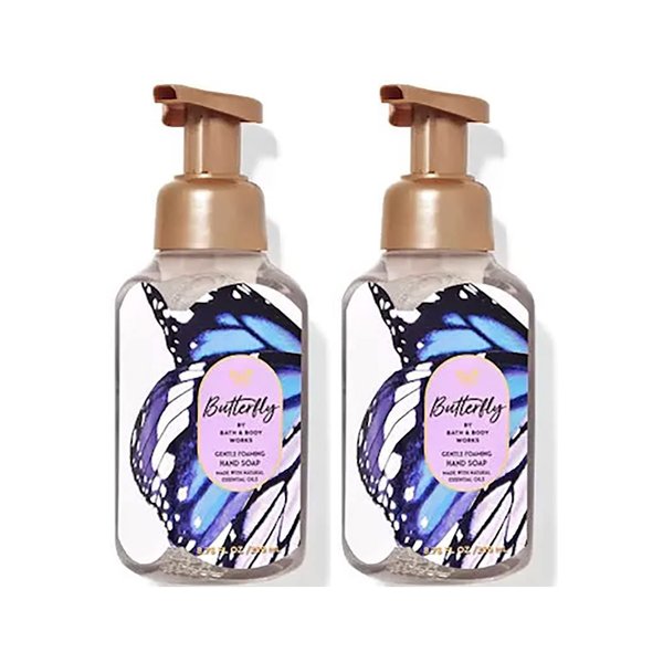 Bath & Body Works Butterfly Gentle Foaming Hand Soap 8.75 Ounce 2-Pack (Butterfly)