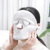 ASEANAO 3 holes Hot Compress Face Towel Masks Reusable Hot Cold Facial Steamer Towel for Skin Care,Moisturizing Face Steamer Beauty Facial Towel for Home and Beauty Salon (2 pcs)