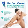 Dermal Therapy - Heel Care Cream, Foot Cream for Dry Cracked Heels, Intense Foot Moisturizer with Urea and AHA, Foot Lotion and Feet Exfoliator with Non-Greasy Formula, 3 o.z.