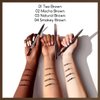 CRASLAN Makeup Brow Eyebrow Definer Pencil, Waterproof, Longlasting, Dual-Sided Brow Brush with Refill & Spoolie, 03 Natural Brown,Triangle Tip