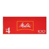 Melitta 4 Cone Coffee Filters, White, 100 Total Filters Count - Packaging May Vary
