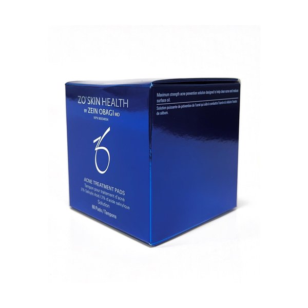 ZO SKIN HEALTH Acne Treatment Pads 2% Salicylic Acid (60 Individual Pads)