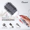 Bombshell Ceramic Round Brush — Pro Ultra Ceramic Thermal Round Hair Brush with Rubber Handle, Round Brush for Blow Drying, Curling, and Styling 2"