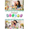 MEADIN 48 Pack Prefilled Easter Eggs with Toys Inside Pop Keychain