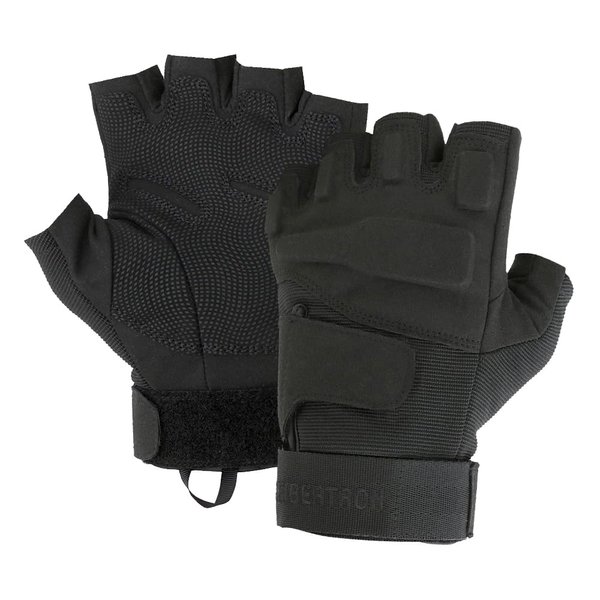 Seibertron Men Or Women XXS to XXL Fingerless/Half Finger Sports Outdoor Tactical Gloves Black XXL