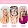 Ondder 3 Pcs Spa Headband Skincare Headbands for Women Makeup Skin Care Face Wash Headband for Washing Face Cute Face Washing Headband Terry Cloth Facial Headband Make Up Headbands for Women Girls