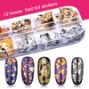 Teenitor Nail Art Kit Nail Art Tools, Nail Design Kit with Nail Art Brushes, Nail Tape Nail Gems Rhinestones, Nail Dotting Tools Nail Foil, Butterfly Nail Design Tools for Nail Art Supplies