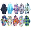 10Pieces 10Inch Reusable Washable Menstraul Pads Sanitary Pads