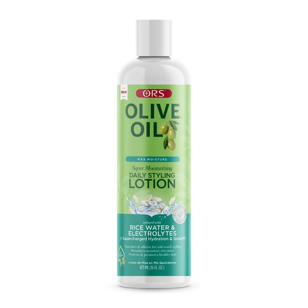 ORS hair Olive Oil Daily Styling Lotion Super Moisturizing 16 Ounce (473ml)