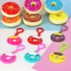 MGLDSJT 25 Pcs Sweet Donut Keychain for Sweet Donut Theme Party Favors Pendant for Kid Toy Ornament Souvenirs Gift