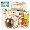 APENGBAOL Retro Creative Camera Building Blocks for Adults,Semi Mechanical Puzzle Assembly Building Blocks Camera Toy,DSLR Camera Toy, 8 9 10 11 12