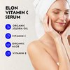 Elon Vitamin C Serum for Face – Anti Aging Serum to Reduce Fine Lines & Wrinkles – Improves Skin Texture - Activates Collagen Production – Facial Skin Care Products (1 oz)