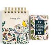 1Canoe2 Feathered Friends Birds Playing Card & Score Pad Set: Unique Bird Playing Cards Themed, Cool Deck of Cards for Card Games, Poker Cards, and Gifts for Bird Lovers, Card Games for Adults