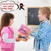 28 Packs Valentines Day Cards for Kids with Sticky Wall Climbing Men Ninja Set for Classroom,Valentine's Gifts Exchange For School, Valentine's Party Favors for Kids, Valentine's Prizes for Boys Girls