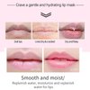 Qawnfy 30 Pcs Collagen Crystal Lip Masks, Honey & Cherry & Aloevera Lip Care Gel Pads Treatment, Moisturizing & Reducing Chapped, Anti-Aging & Wrinkles Lip Patches, Remove Dead Skin