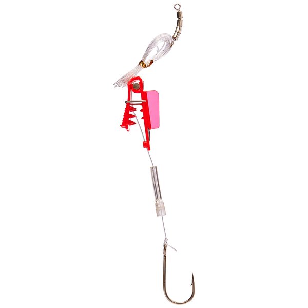 Pro-Troll 1901 E-Rotary Bait Holder Red, 5/0 Barbed Hook 40-Pounds 7ft
