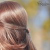 Parcelona French Pinch Mini Tortoise Brown Black Clear Celluloid Acetate Jaw Hair Claw Clips