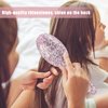Bling Rhinestone Hair Brush Removing Tangles, Knots, Hair Massaging For Women,Girl Wet and Dry Hair (pink)