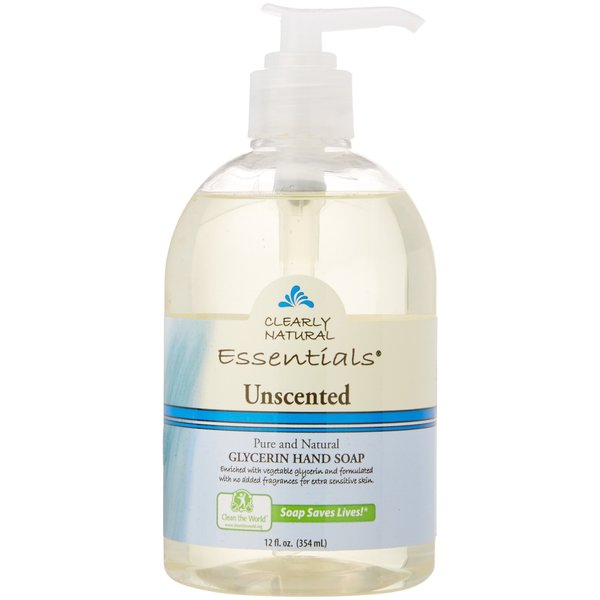 CLEARLY NATURAL Hand Soap Liquid Glycol Unscented, 12 Ounce