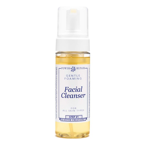 Power Repair Peak Scents Gentle Foaming Facial Cleanser - Natural Face Wash for Sensitive Skin Treatment - Free from Harsh Chemicals - Soothing & Refreshing Face Wash (5 Oz)