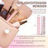 Lash Remover for Lash Extensions 5ml, Eyelash Glue Remover Self-Use at Home DIY Eyelash Extension Remover Non-irritating Soothing Oil Texture Lash Clusters Clear Remover PITHER