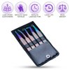 Image Lash Tweezers Set, 5 Pcs Stainless Steel Tweezer Set With Leather Case, Professional Eyelash Tweezers For Extensions With Titanium Coated Tips, Eyelash Extension Tweezers (Multi-Color)